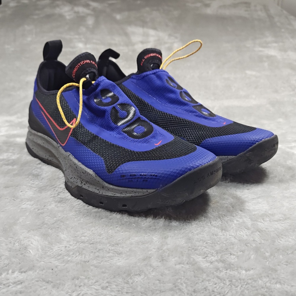 Nike ACG Air AO Shoes Mens 11 Blue Black Trail Running CT2898 400